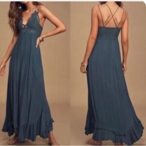 Nwt New Free People One Adela Maxi Slip Dress Size XS